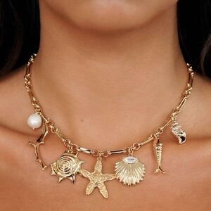 Ettika Oceanic Dreams Charm Necklace